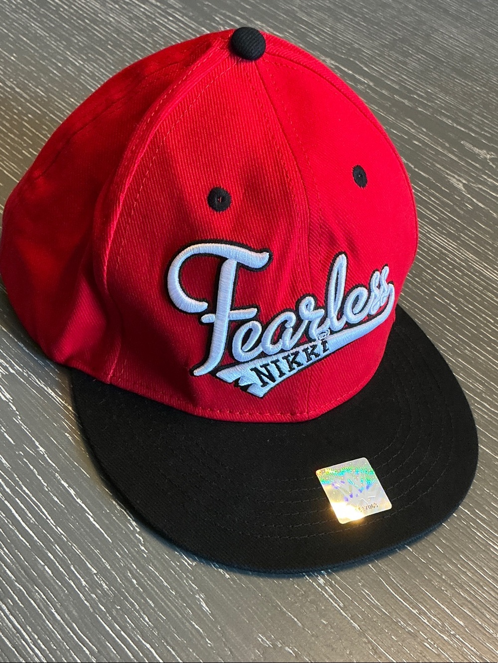 WWE Red and Black 'Fearless Nikki' Snapback Hat